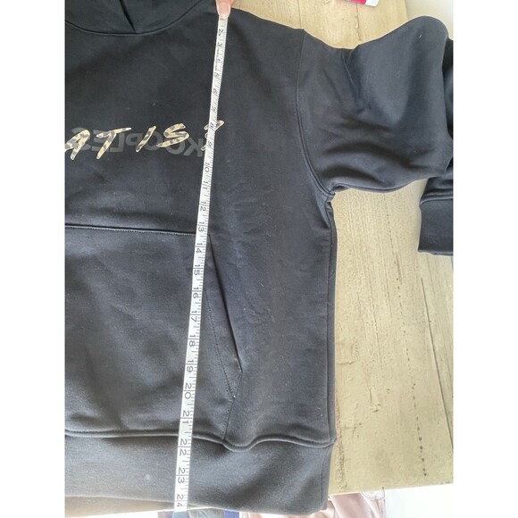 NTW The Kooples What is Sweatshirt Hoodie Black Euro Size 2 Medium Unisex $220 - Picture 13 of 13